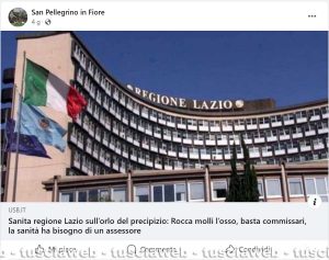 Alcuni recenti post pubblicati sulla pagina Facebook San Pellegrino in Fiore
