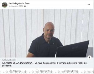 Alcuni recenti post pubblicati sulla pagina Facebook San Pellegrino in Fiore