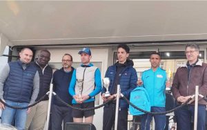 Oukhrid Lhoussaine alla maratona "Le Boucles du Paisy Elbeuvien"