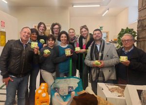 Viterbo - La delegazione della Lega