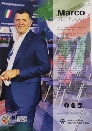 L'opuscolo distribuito da Marco Bertucci nelle scuole