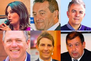 Tarquinia - Nei riquadri: Tosoni, Moscherini, Bacciardi, Sposetti, Catini e Giulivi
