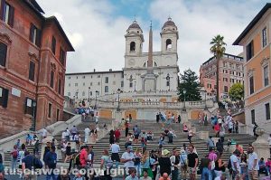 Roma - Piazza di Spagna - Trinità di Monti