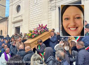Tarquinia - I funerali di Valentina Paterna