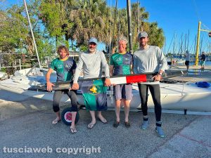 Da sinistra: Joshua Rocchi, Francesco Gerunzi, Giacomo Samuelli Ferretti, Ryan Rocchi