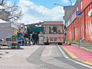 Viterbo - Il mercato "ciclabile" del Carmine
