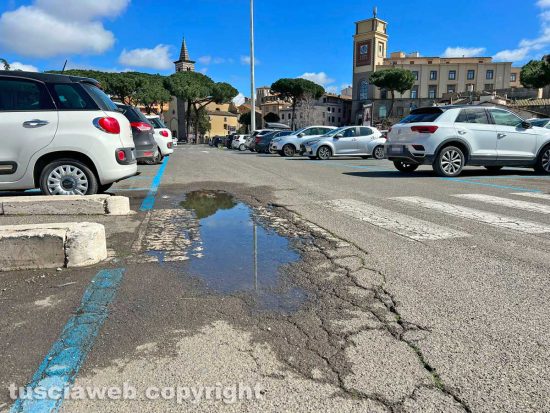 Viterbo - Il parcheggio del Sacrario