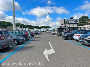 Viterbo - Il parcheggio del Sacrario