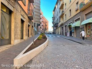 Viterbo - L'aiuola di via Matteotti