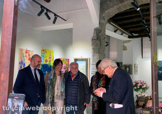 Viterbo - Vittorio Sgarbi alla Torre della Malta