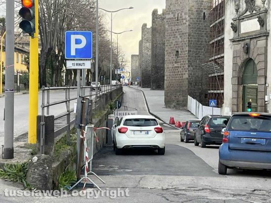 Viterbo - I “nuovi” parcheggi a porta della Verità