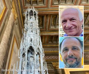 Il bozzetto di Dies Natalis - Dall'alto: Vincenzo e Mirko Fiorillo