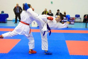 La karateka civitavecchiese Roberta Bruno