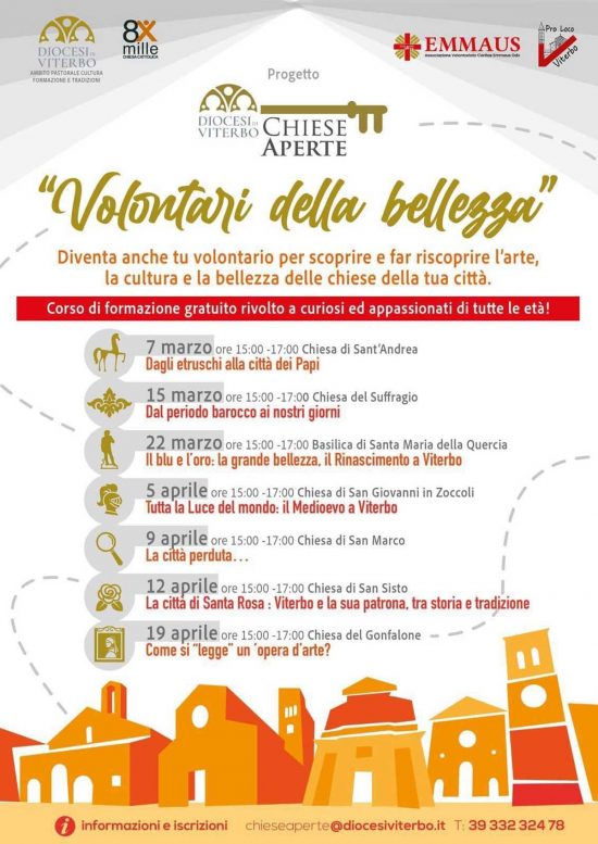 Il corso di formazione "Volontari della bellezza"