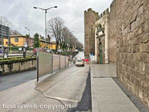 Viterbo - I lavori del Pnrr a porta della Verità