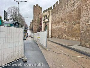 Viterbo - I lavori del Pnrr a porta della Verità