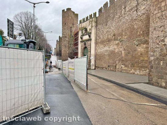 Viterbo - I lavori del Pnrr a porta della Verità