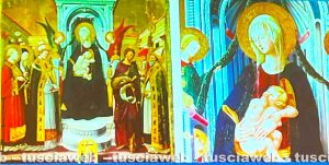 Viterbo - Il restauro del dipinto di Neri di Bicci