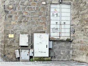 Viterbo - Il contatore di viale Raniero Capocci