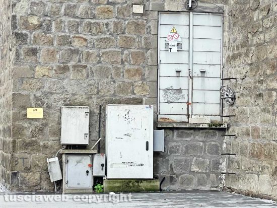 Viterbo - Il contatore di viale Raniero Capocci