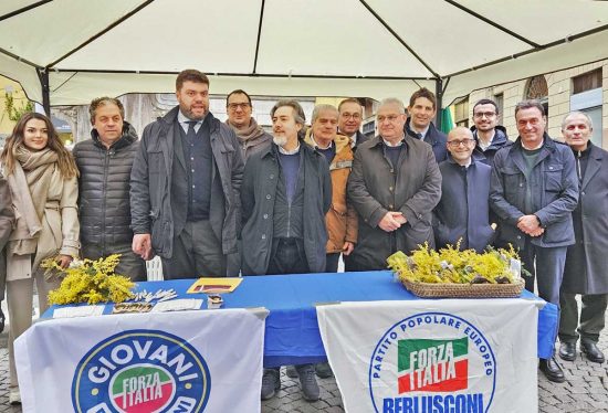 Viterbo - La conferenza stampa di Forza Italia