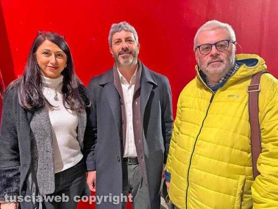 Viterbo - Alessandra Maiorino, Roberto Fico e Carlo Galeotti