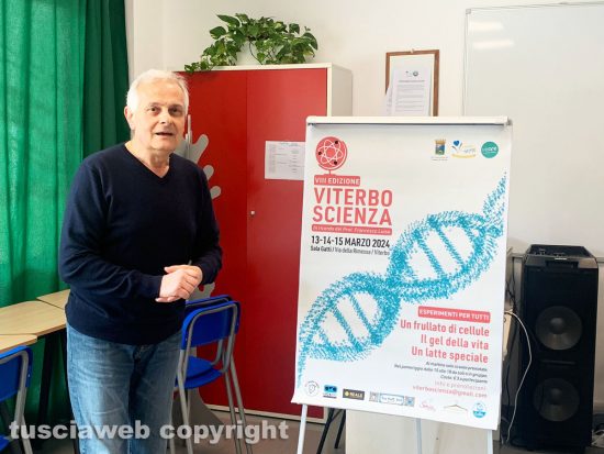 Viterbo - Presentazione di Viterbo Scienza, Domenico Arruzzolo