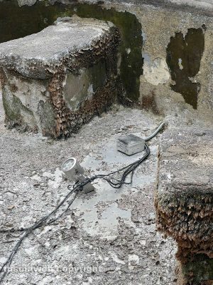 Viterbo - La fontana di Pianoscarano nel degrado