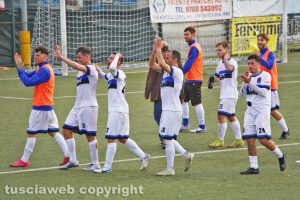 Civitavecchia Calcio - La squadra esulta