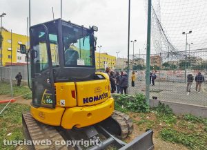 Civitavecchia - L'inaugurazione del cantiere del palasport