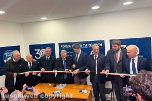 Tarquinia - L'inaugurazione della nuova sede di Forza Italia