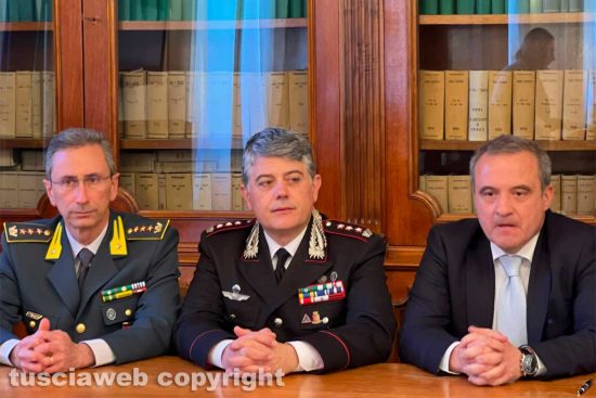 Viterbo - La conferenza stampa sulla bomba in via De Gasperi