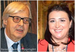 Vittorio Sgarbi e Luisa Ciambella