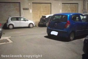 Viterbo - Sosta selvaggia in via Pieve di Cadore
