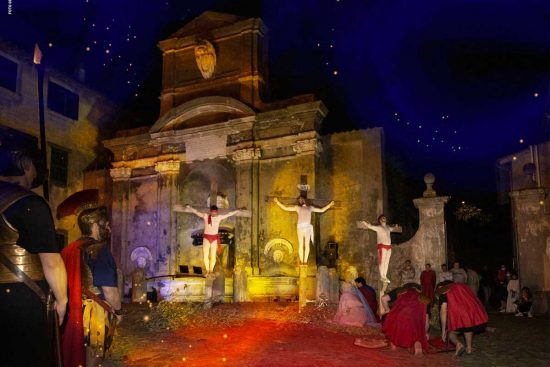 Monte Romano - La rappresentazione della Passione di Cristo