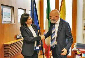 Civitavecchia - Ernesto Tedesco e Ligia Margarita Quessep Bitar