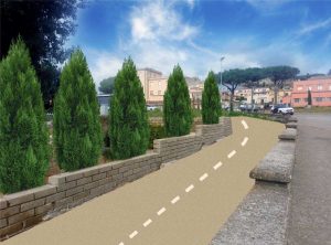 Tarquinia - Il progetto della pista ciclabile e pedonale di via Vecchia della Stazione