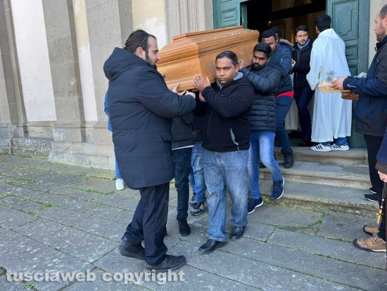 Viterbo - I funerali di Elvis Chima Nwankwo 