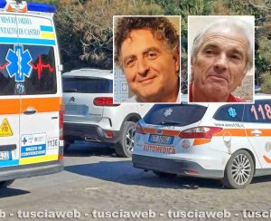 Montalto di Castro - Nei riquadri: Emiliano Brinchi e Roberto D'Ascenzi