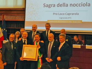 Il Senato premia la sagra della Nocciola di Caprarola col marchio "Sagra di qualità"