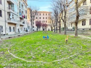 Viterbo - Il parco del Pilastro ripulito