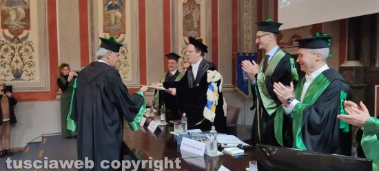 Viterbo - Master honoris causa al generale dei carabinieri forestali Andrea Rispoli 