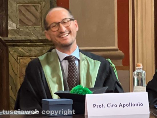 Viterbo - Il professore Ciro Apollonio