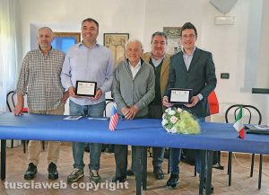 Gallese - La conferenza sul bombardiere Usa abbattuto nel 1944 - Roberto Silvestri, Danilo Piersanti, Artemio Cupidi, Giorgio Ridolfi, Michele Mari