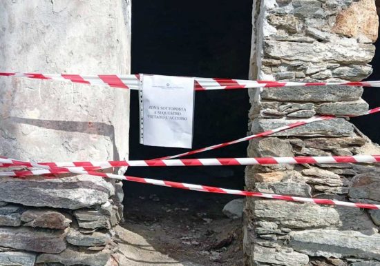 Il luogo del ritrovamento del corpo di Auriane Nathalie Laisne