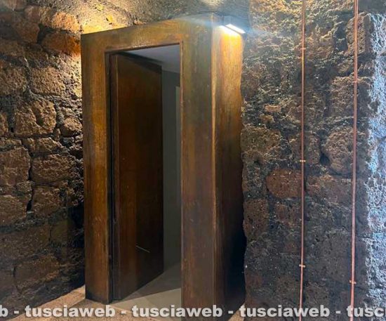 Nepi - Una bozza di come dovrebbero essere i bagni pubblici all'interno della Corte del castello dei Borgia