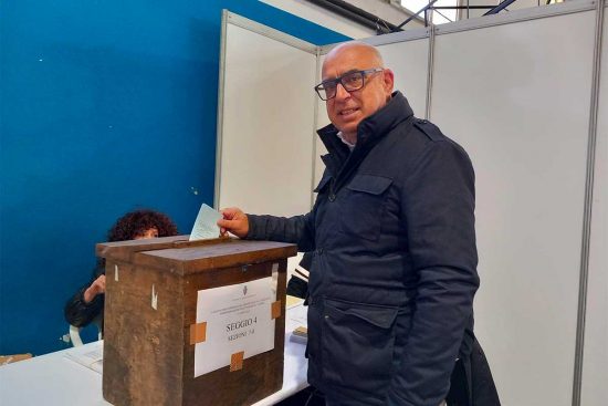 Tarquinia - Lo scatto del candidato Alberto Riglietti postato sui social