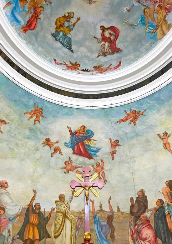 Capranica - La chiesa della Madonna delle Grazie