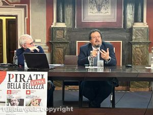 Da sinistra: Carlo Galeotti e Gino Roncaglia