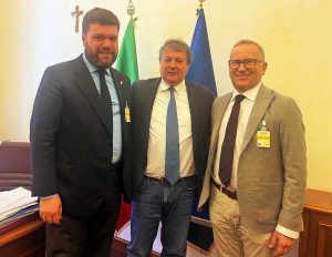 Alessandro Romoli, Claudio Fazzone, Fabrizio Purchiaroni